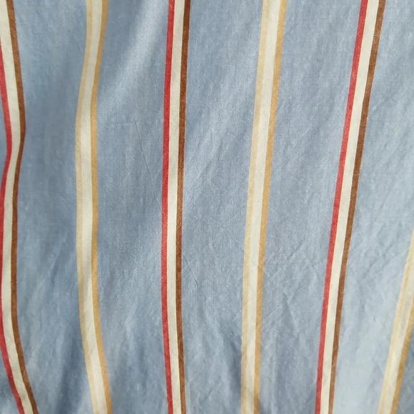 & Other Stories Striped Lyocell A-Line Midi Short Sleeve Shirt Dress Oversize 6 - Picture 10 of 15